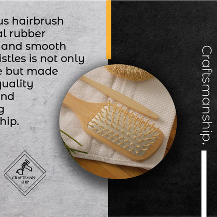 Natural Wooden Detangling Hair Brush