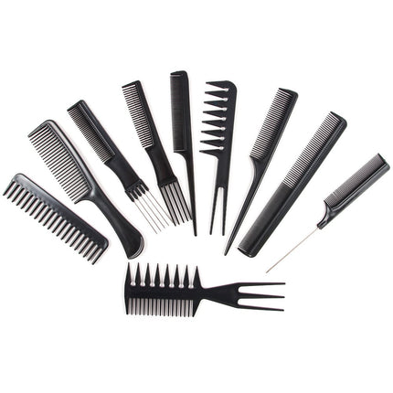 Ten Piece Hair Comb Set